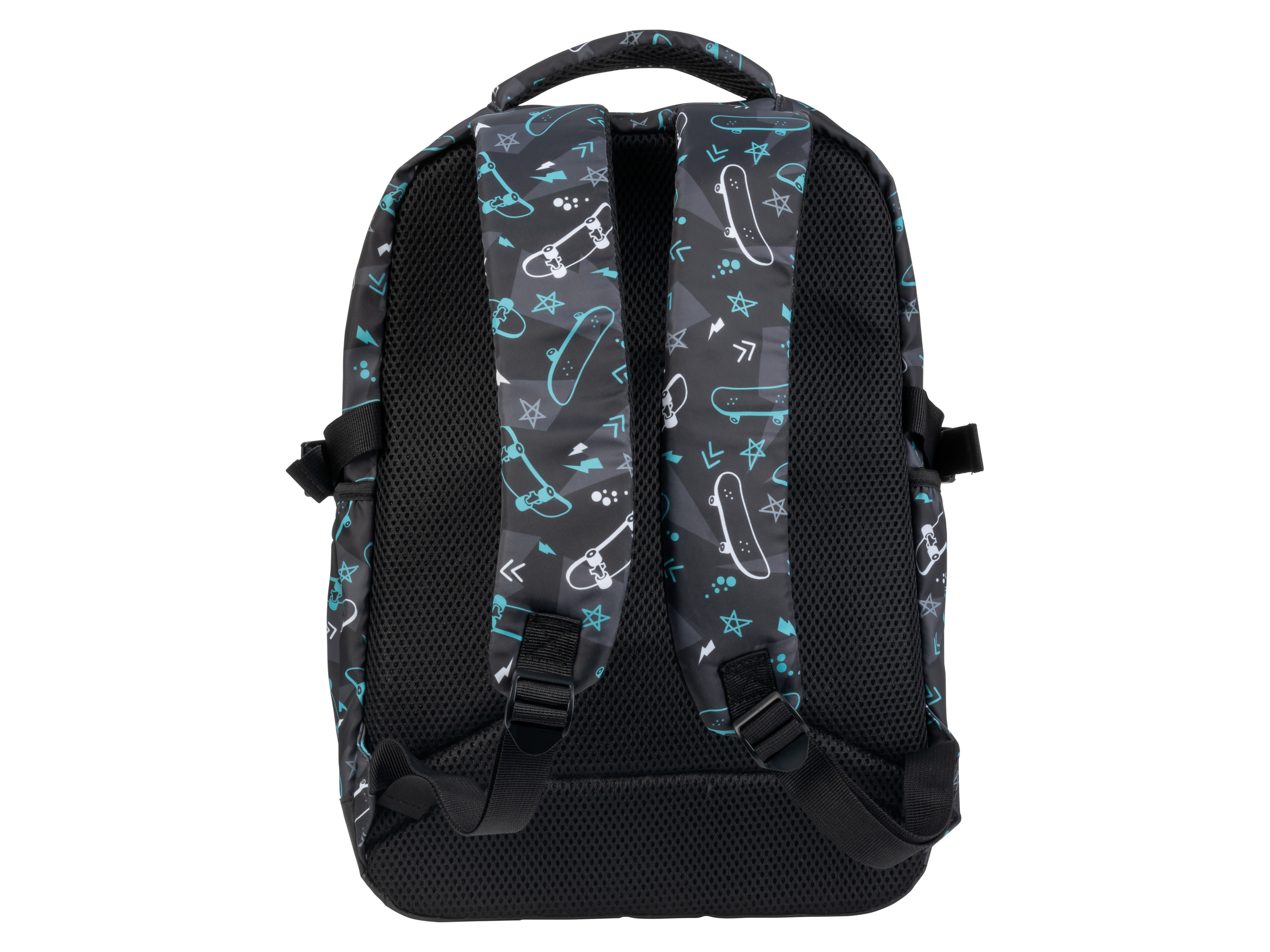 CRELANDO® Schulrucksack (Glow in the Dark/schwarz) – Bild 4 von 4