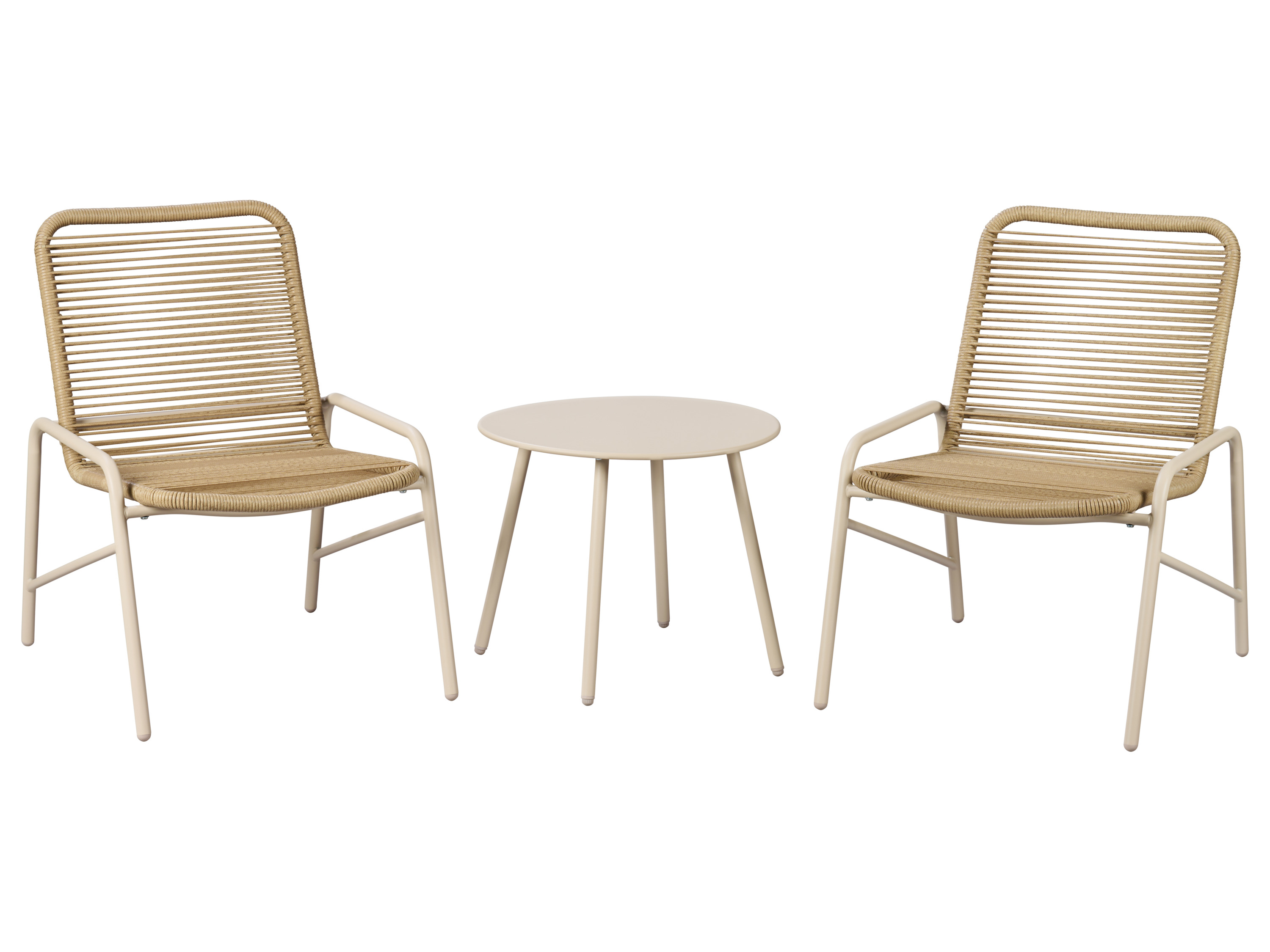 Thumbnail - LIVARNO® Gartenmöbel-Set Metall 3 tlg. (Beige)