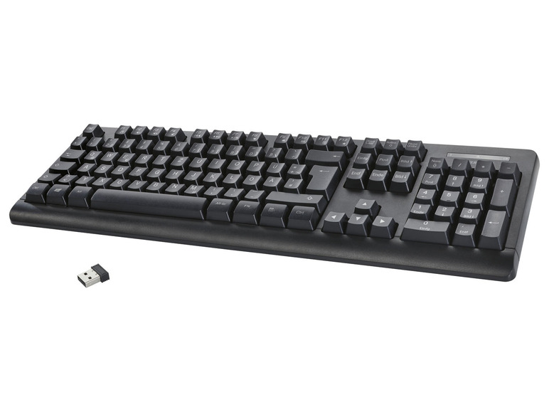 mit Tastatur, SILVERCREST® USB-Nano-Empfänger kabellos,