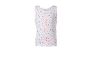 Weißes Kinder-Unterhemd mit rosa Herzchen-Print