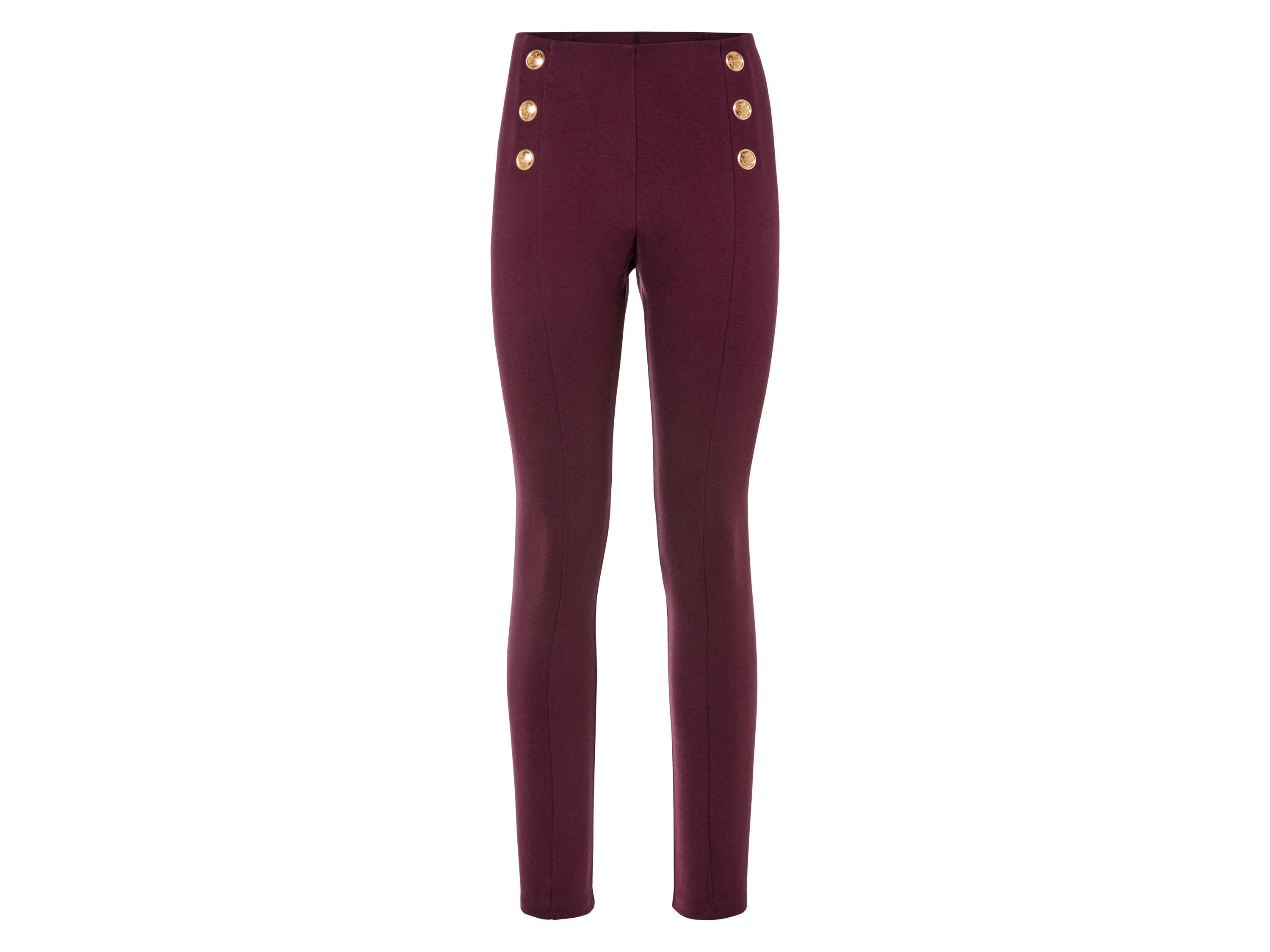 esmara® Damen Leggings (Bordeaux, S(36/38)) | 04335814066208