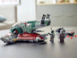 Lego Star Wars Slave I mit Boba Fett und Mandalorian Minifiguren.