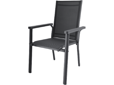 LIVARNO® Alu-Stapelsessel »Houston« anthrazit