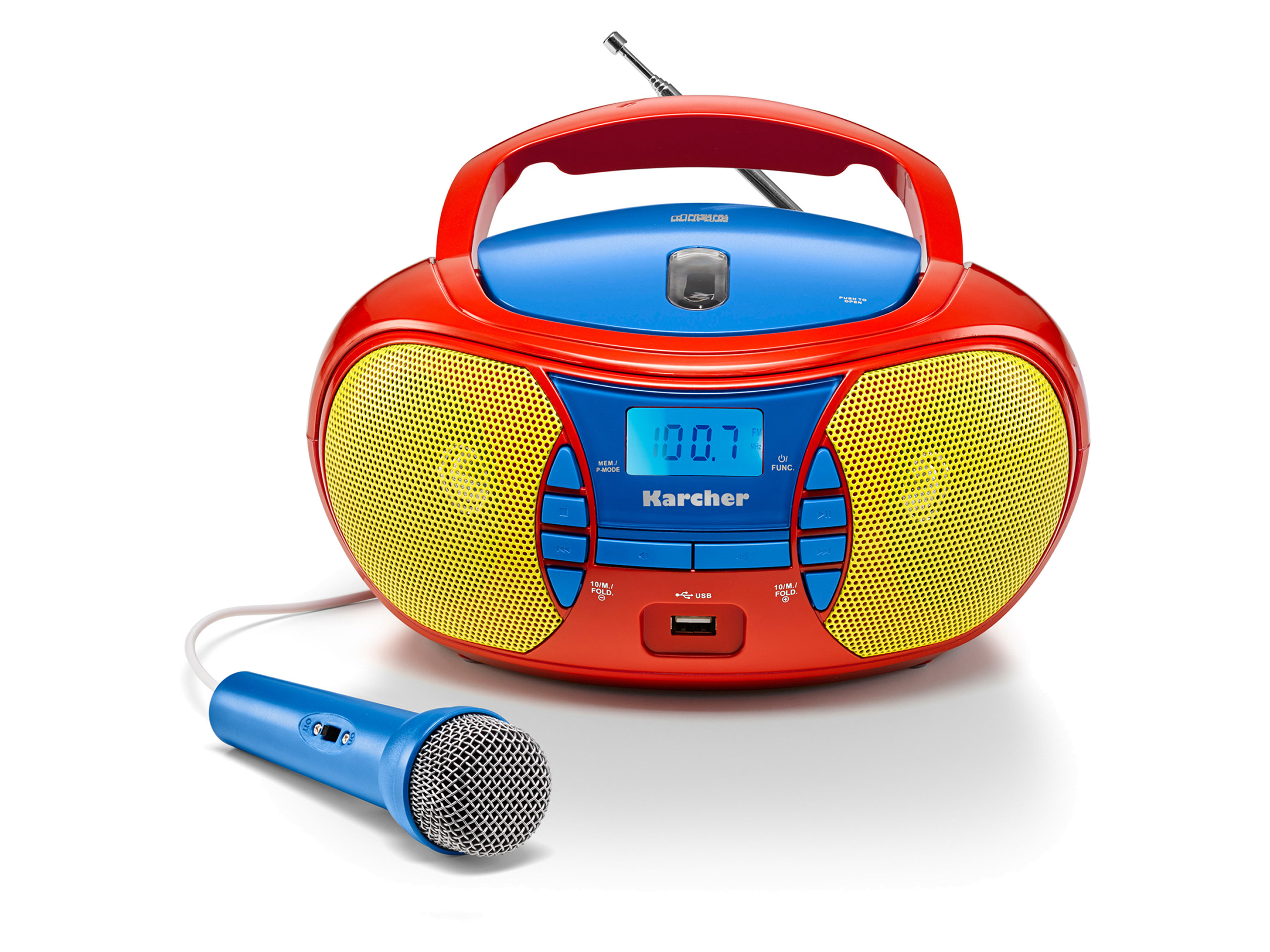 Karcher tragbares CD Radio »RR 5026«, mit CD-Player und Mikrofon | 04000420866763