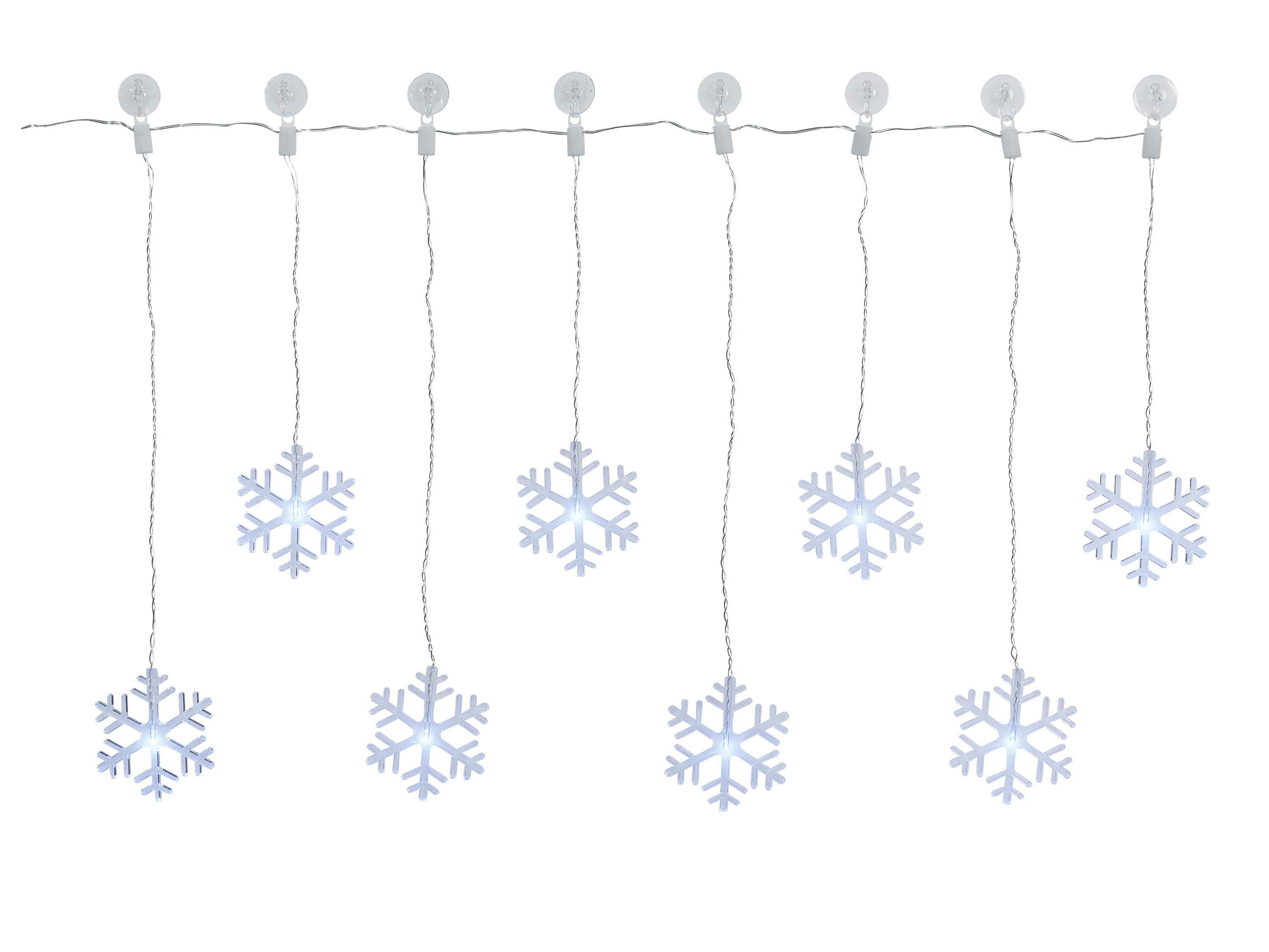 Thumbnail - LIVARNO home LED-Lichtervorhang (Schneeflocke kaltweiß)