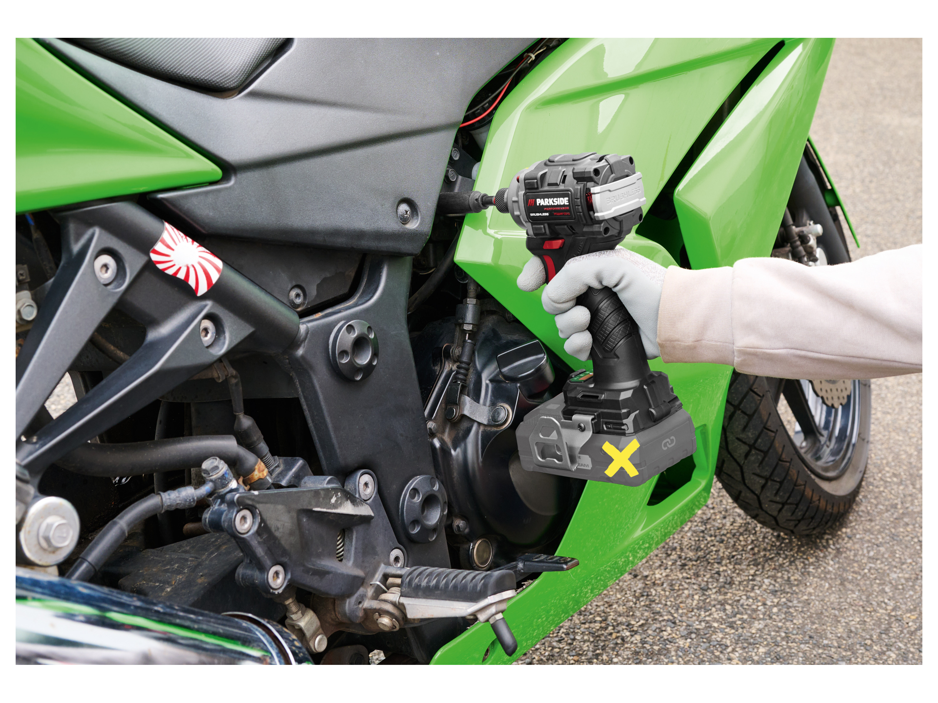 Thumbnail - PARKSIDE PERFORMANCE® 20 V Akku-Drehschlagschrauber »PDSSAP 20-Li D3«, ohne Akku und Ladegerät