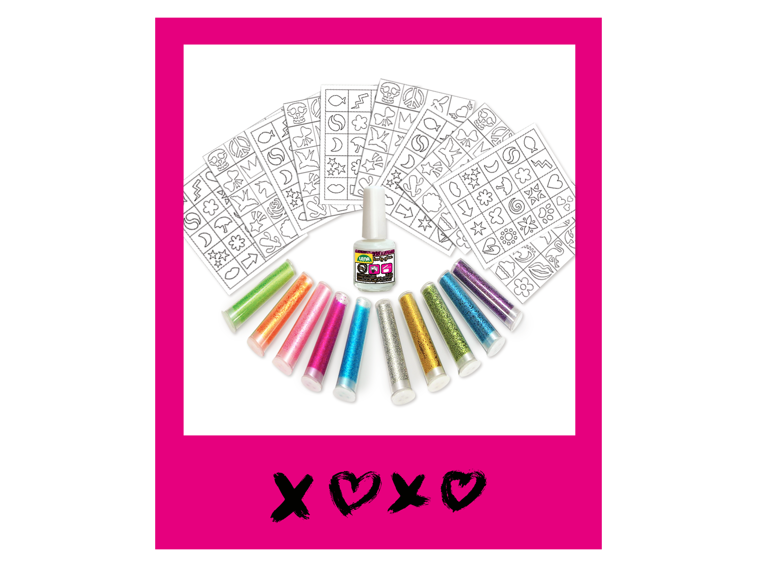 Thumbnail - LENA Magic Pearl Tattoo, Faltschachtel