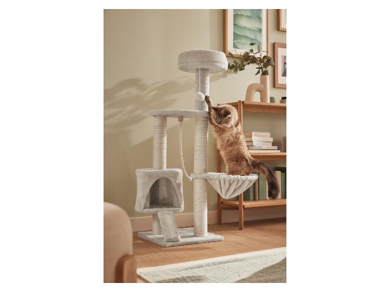 Kratzbaum, mit kuscheliger Höhle