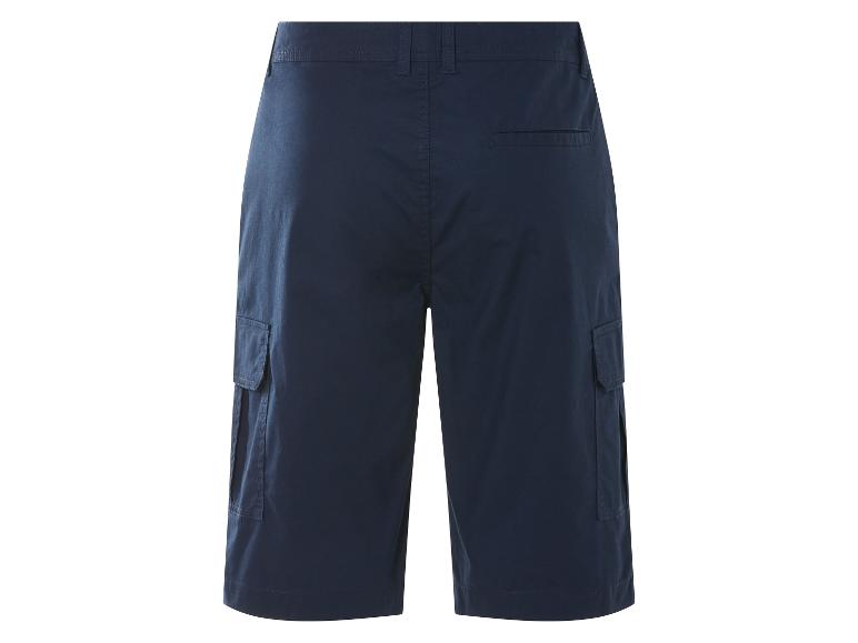 Herren Cargo-Bermudas, leger geschnitten