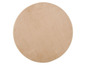 Beige runder Teppich