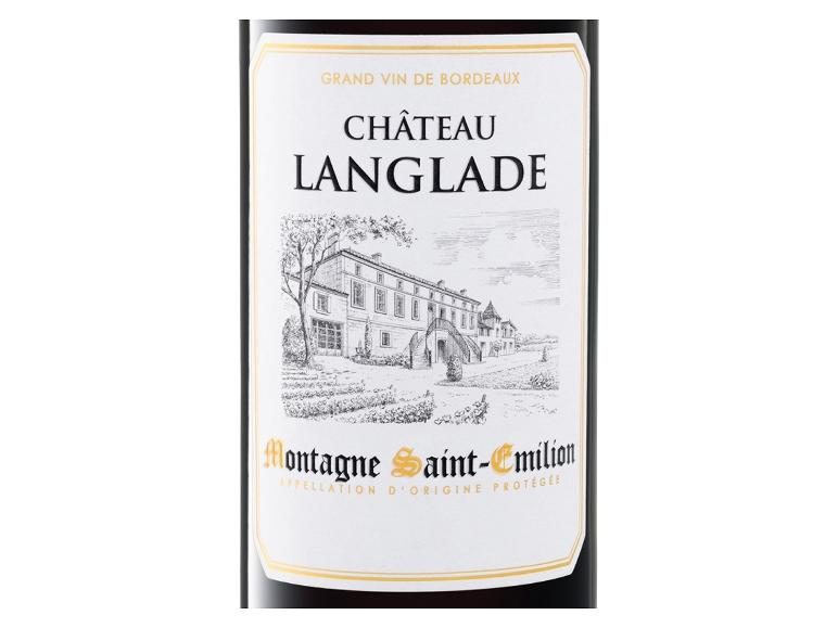 Château Langlade Montagne Saint-Émilion AOP, Rotwein 2022