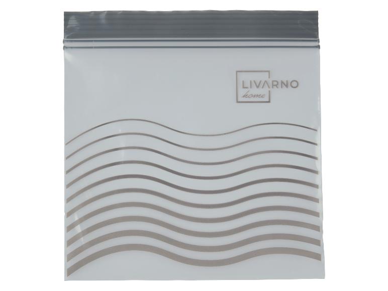 Livarno Home Lebensmittelbeutel mit Wellenmuster.