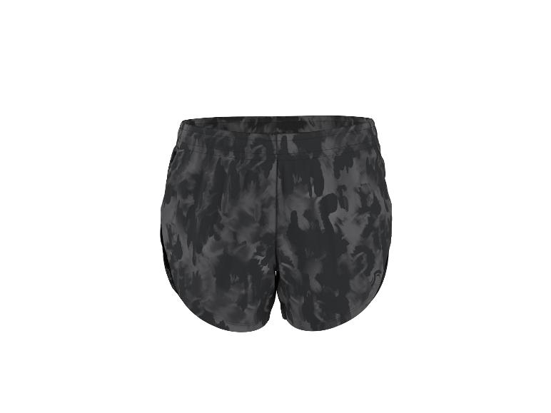 Schwarze Sportshorts mit dezentem Camouflage-Muster