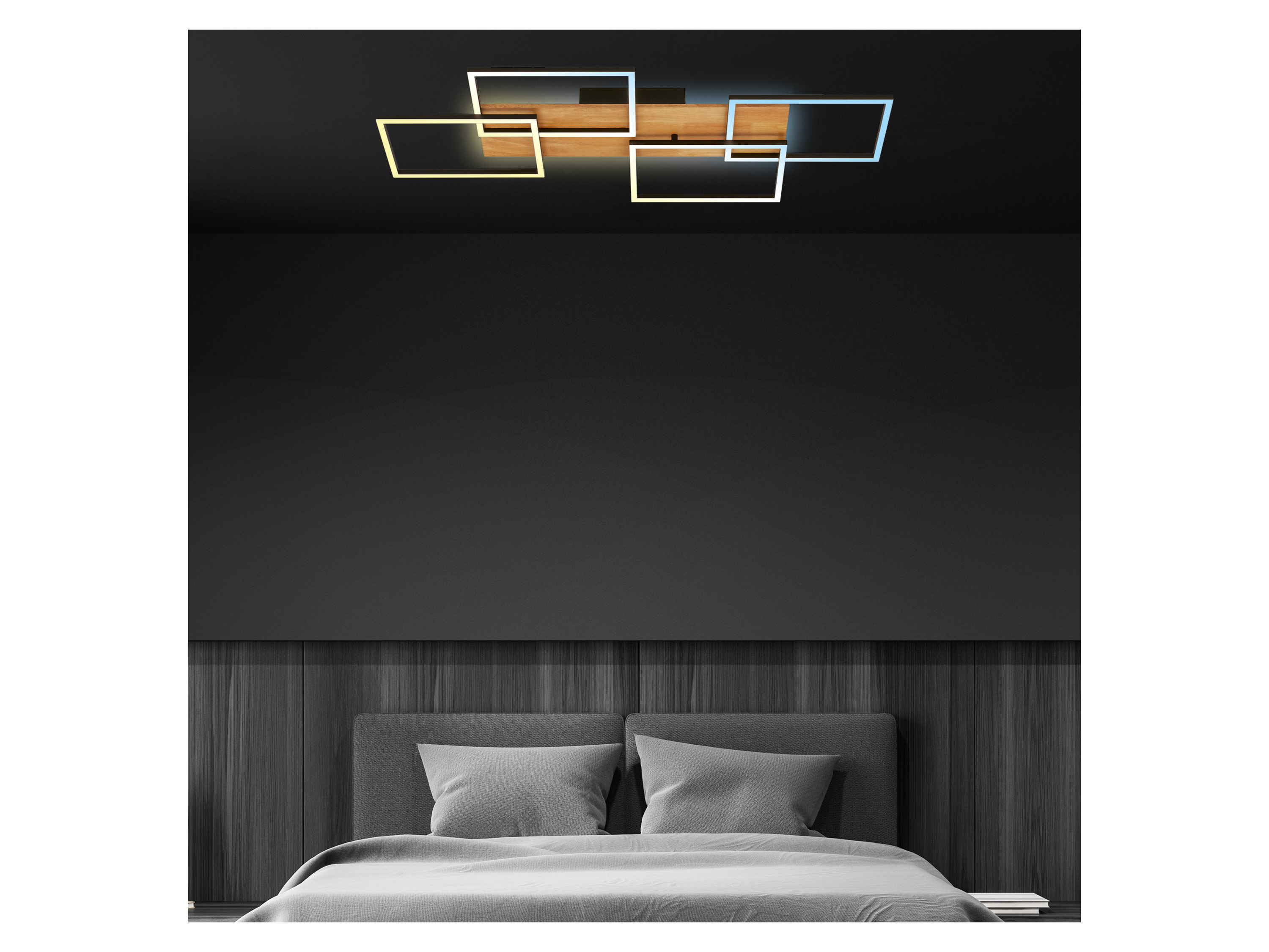 Thumbnail - Briloner CCT LED Deckenleuchte mit Backlighteffekt (95,5x41 cm)