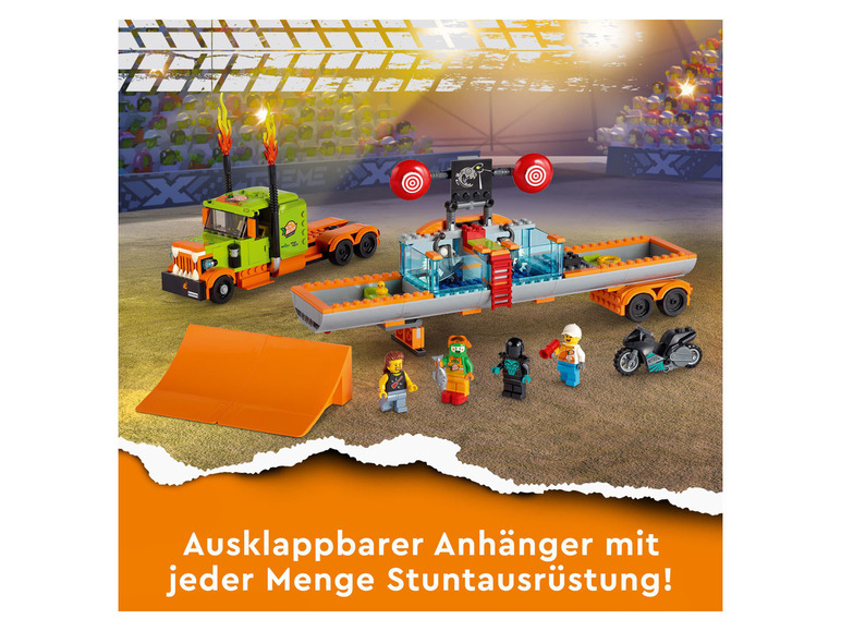 Gehe zu Vollbildansicht: LEGO® City 60294 »Stuntshow-Truck« - Bild 8