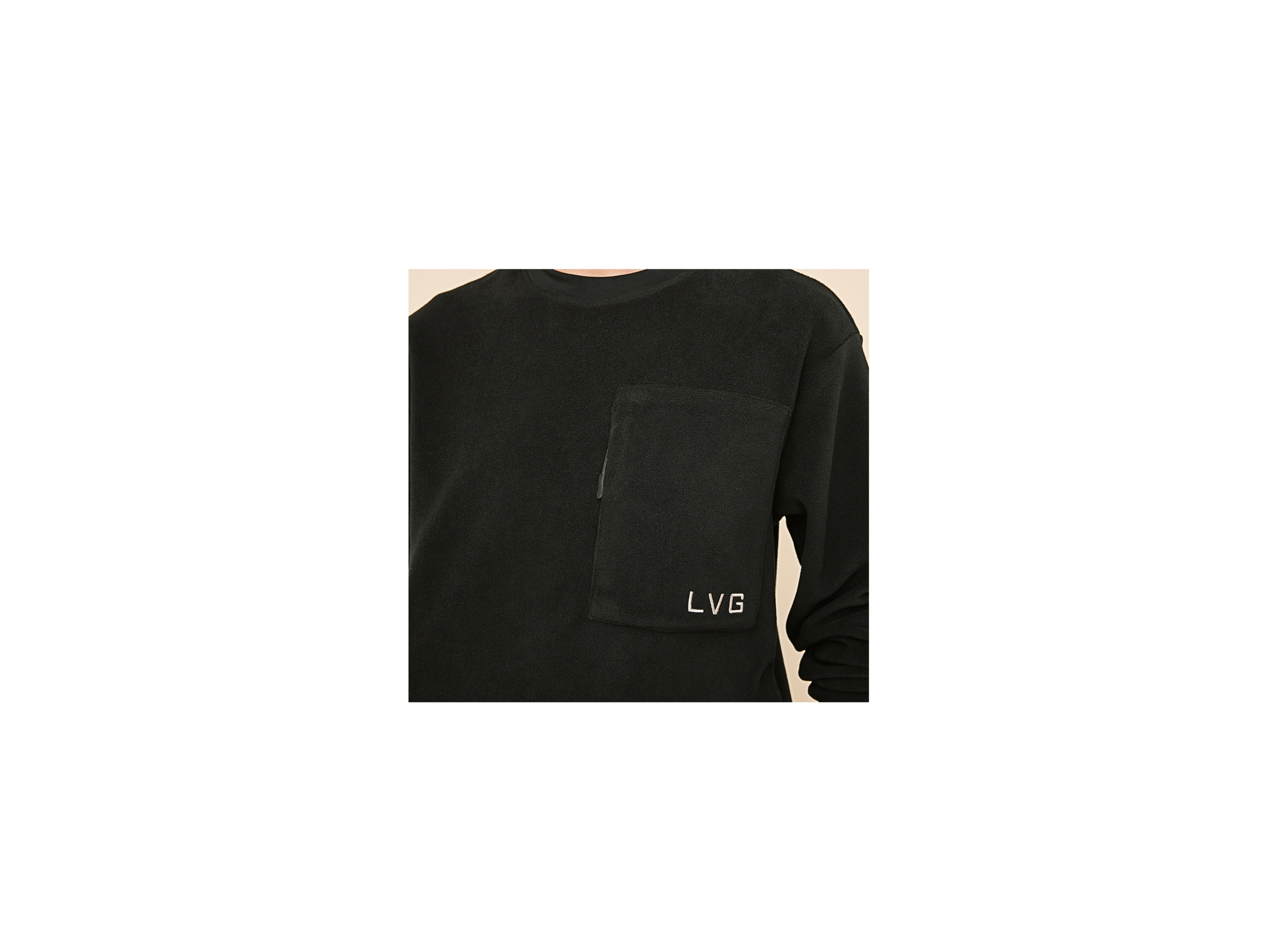 Thumbnail - LIVERGY® Herren Sweatshirt Fleece (Schwarz, M(48/50))