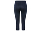 Dunkelblaue Capri-Leggings für Damen.