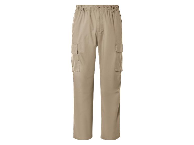Beige Cargohose: lässiger Stil.