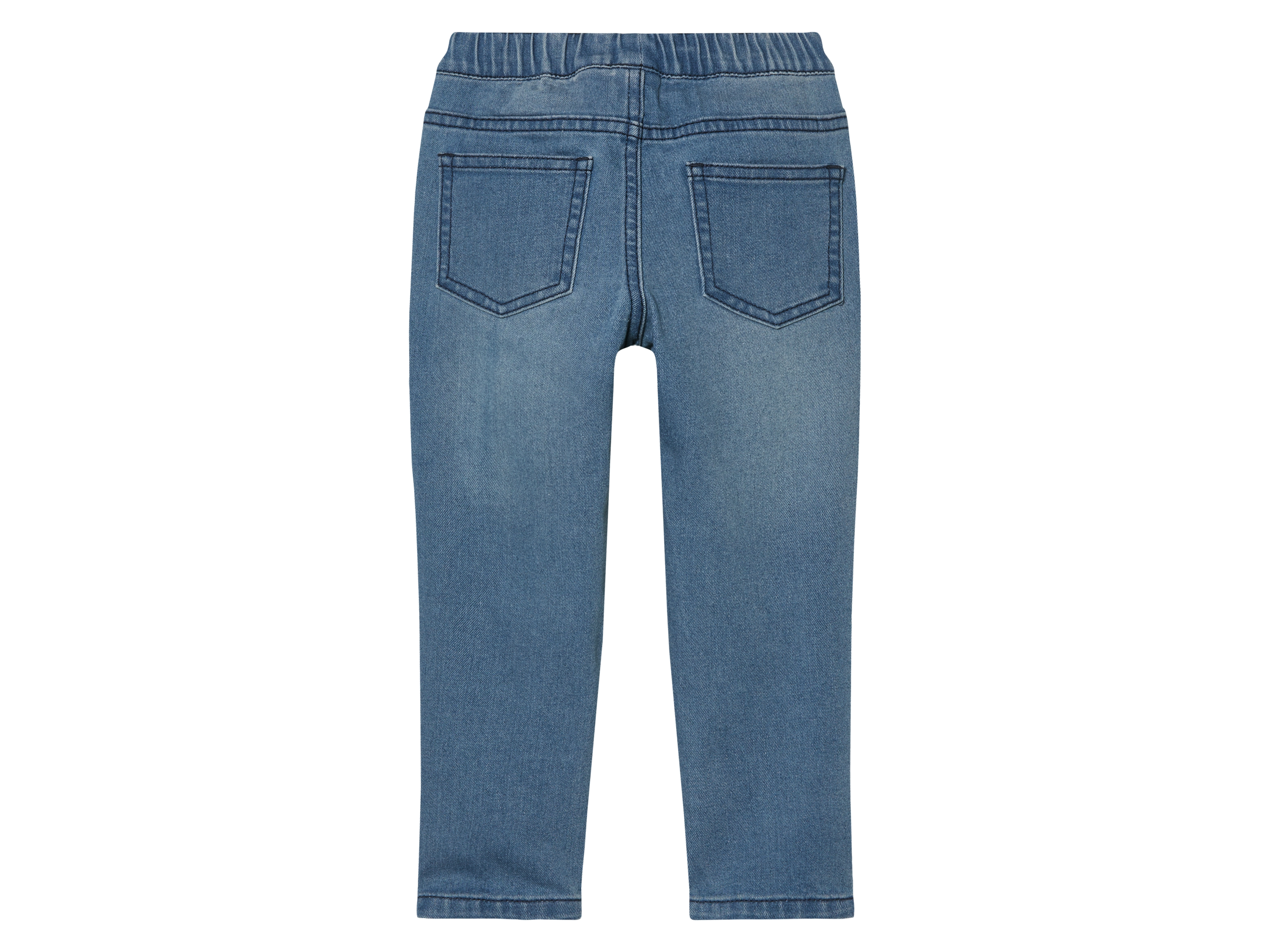 Thumbnail - lupilu® Kinder Jeggings, elastischer Bund (Blau, 122/128)