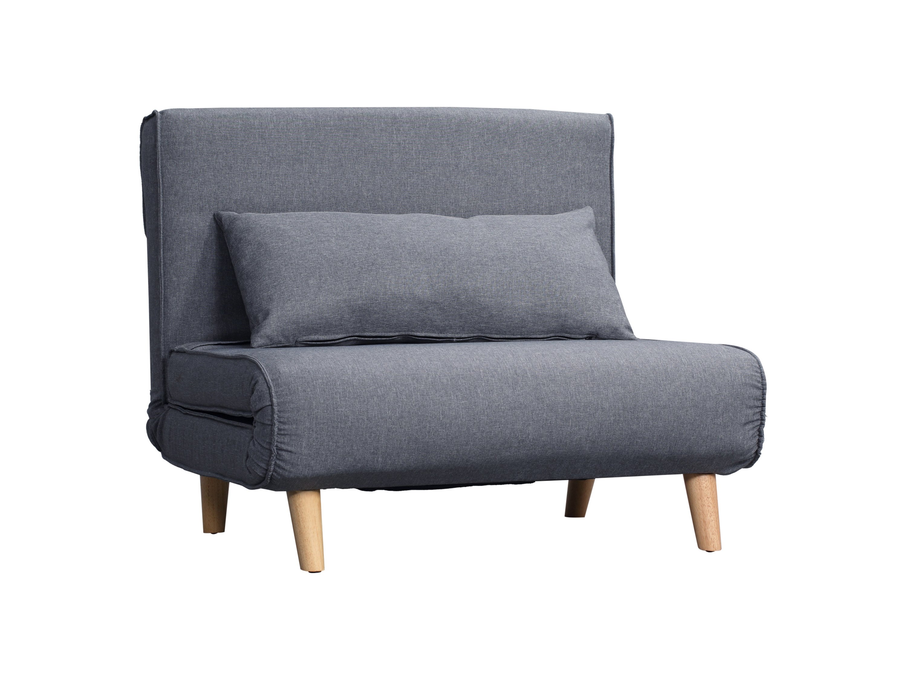 HOMCOM Schlafsessel (Breite 94 cm, Dunkelgrau)