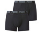 Zwei schwarze Puma Boxershorts.