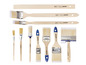 Ein Set Parkside Pinsel, inklusive breite und schmale Pinsel.