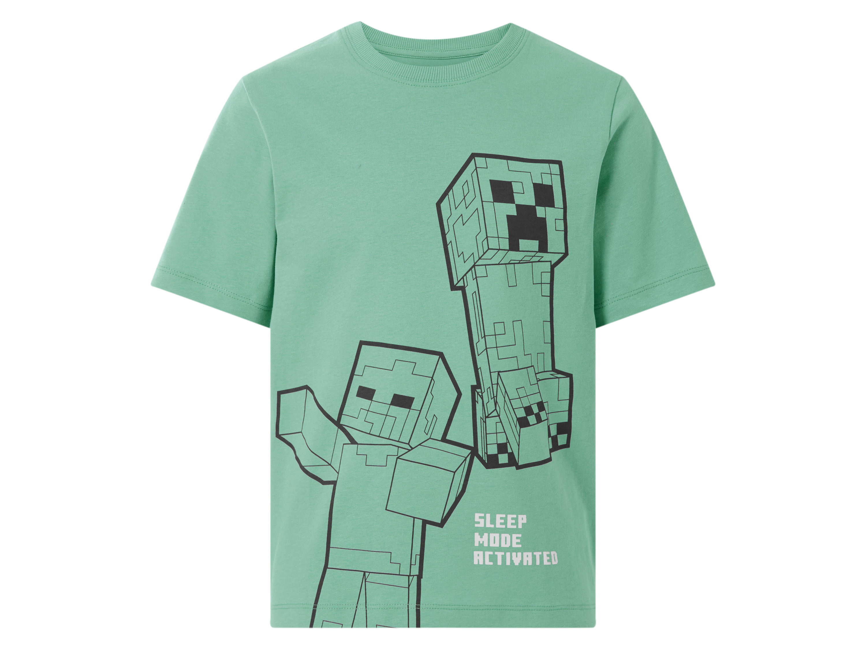 Kinder Schlafanzug »Minecraft / Pokémon« (Minecraft/grün, 122/128) – Bild 2 von 4