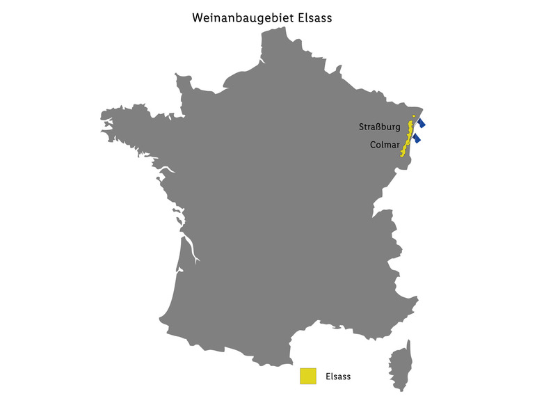 Jean Neubert 2021 AOC Riesling Reserve trocken, Elsass Weißwein