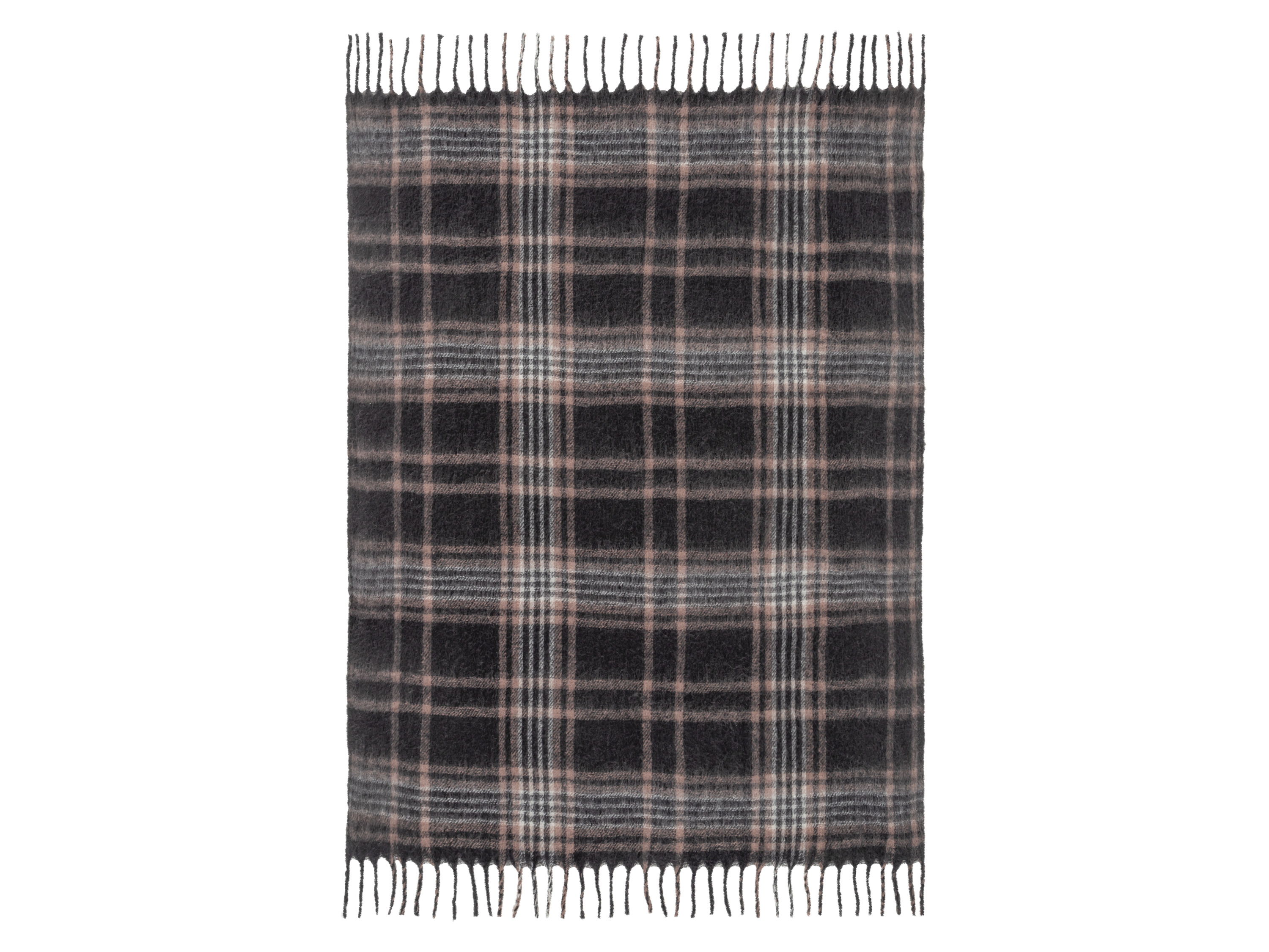 LIVARNO home Decke Jacquard (dunkel/karo)““ | dass ein Textil- oder Lederprodukt auf mehr als 300 Schadstoffe geprüft wurde.““