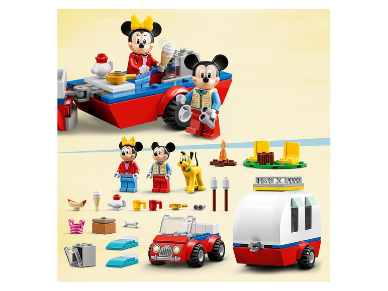 Gehe zu Vollbildansicht: LEGO® Micky and Friends 10777 »Mickys und Minnies Campingausflug« - Bild 3