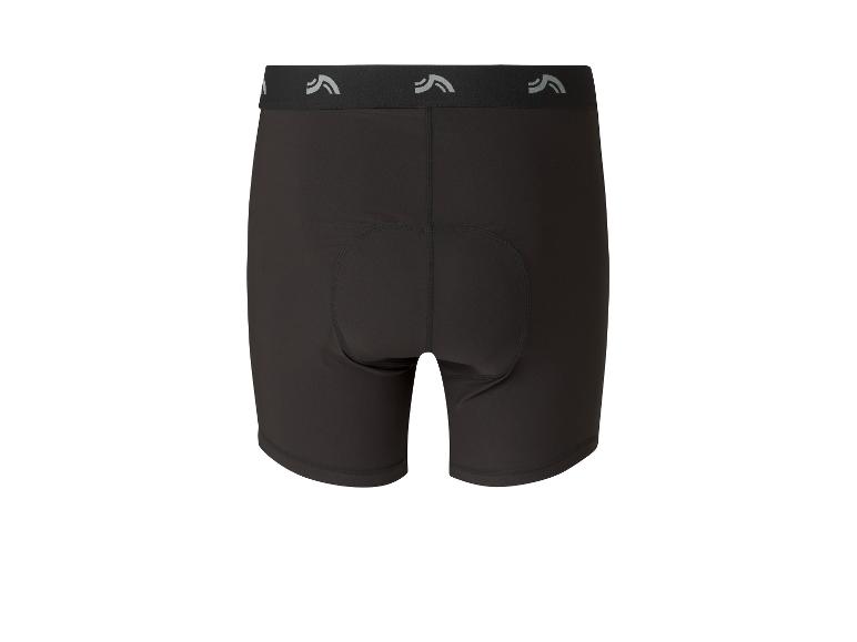 Schwarze Fahrradshorts mit Bund.