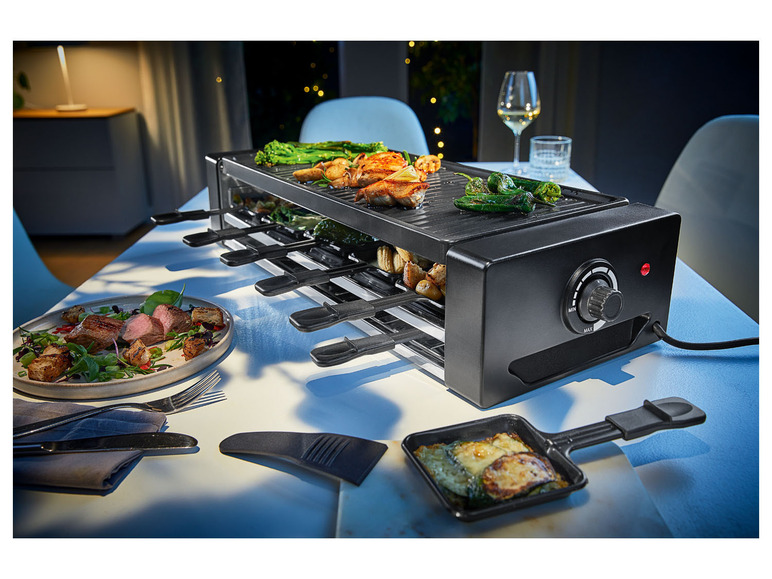 Gehe zu Vollbildansicht: SILVERCREST® Raclette-Grill, 1500 Watt, für 10 Personen - Bild 2