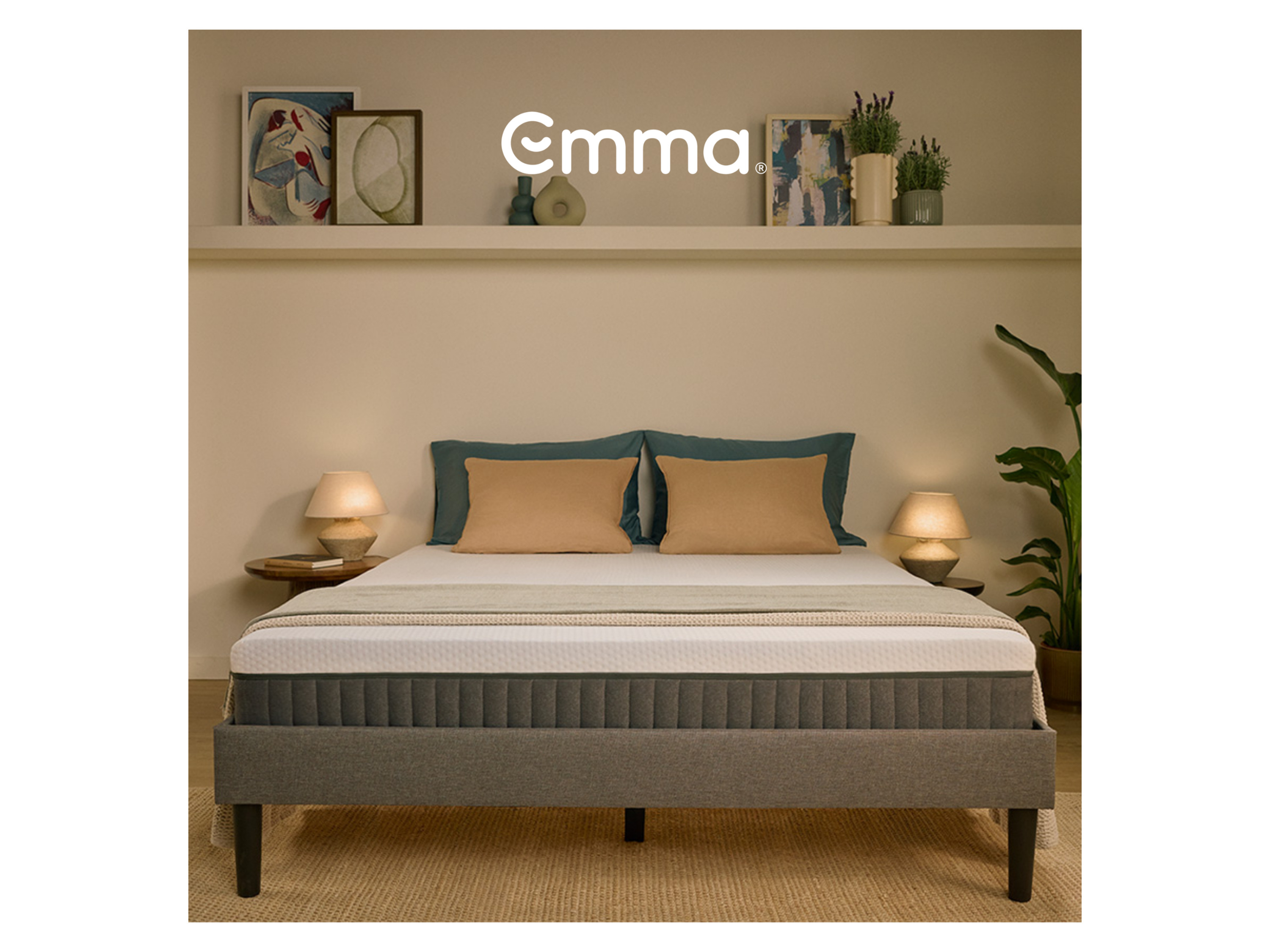 Hybridmatratze NEUHEIT: Emma Original Lite Matratze, Emma, 22 cm hoch, 3-Zonen-Federn, Airgocell®-Schaum, atmungsaktiv, waschbar, 22 cm. – Bild 2 von 4