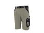 Parkside beige und schwarze Arbeitsshorts mit Seitentaschen