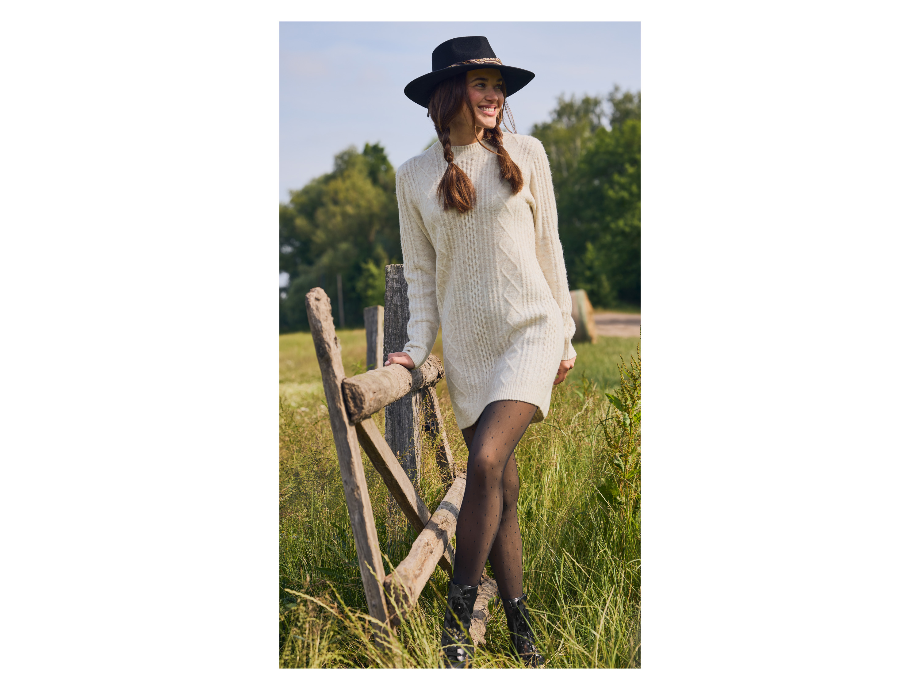 Thumbnail - esmara® Damen Strickkleid (Beige, S(36/38))