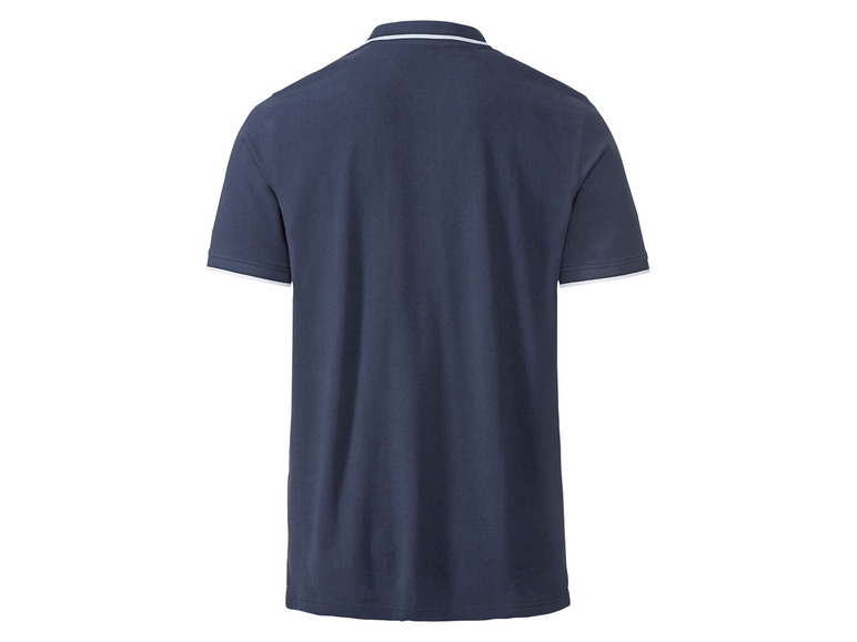 Gehe zu Vollbildansicht: LIVERGY® Herren Poloshirt, gerade geschnitten, mit kleinen Seitenschlitzen - Bild 3