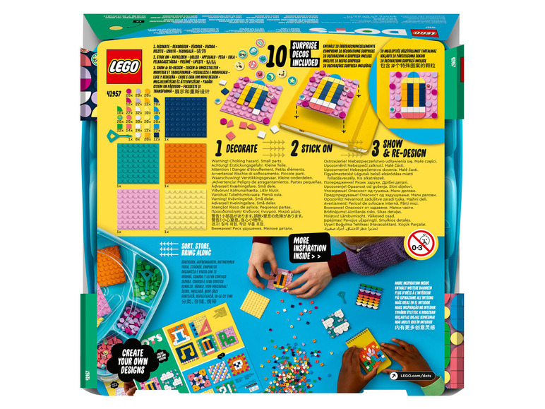 Gehe zu Vollbildansicht: LEGO® DOTs 41957 »Kreativ-Aufkleber Set« - Bild 6