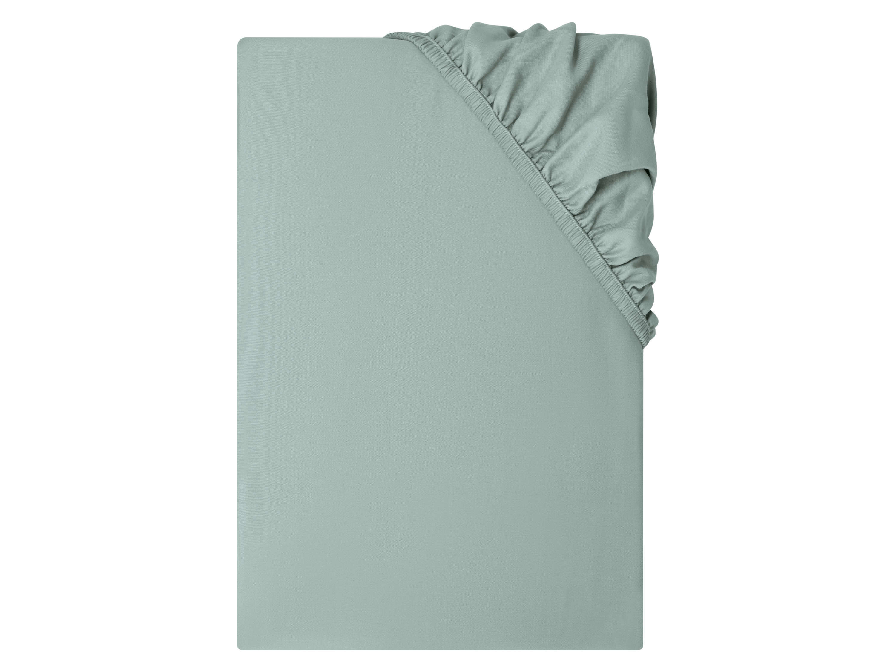 LIVARNO® Satin-Spannbettlaken, 140-160 x 200 cm (Grün)""