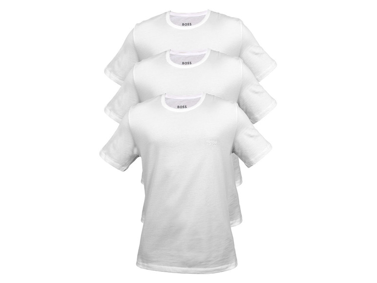 Gehe zu Vollbildansicht: BOSS Herren T-Shirts, 3 Stück, aus reiner Baumwolle - Bild 4