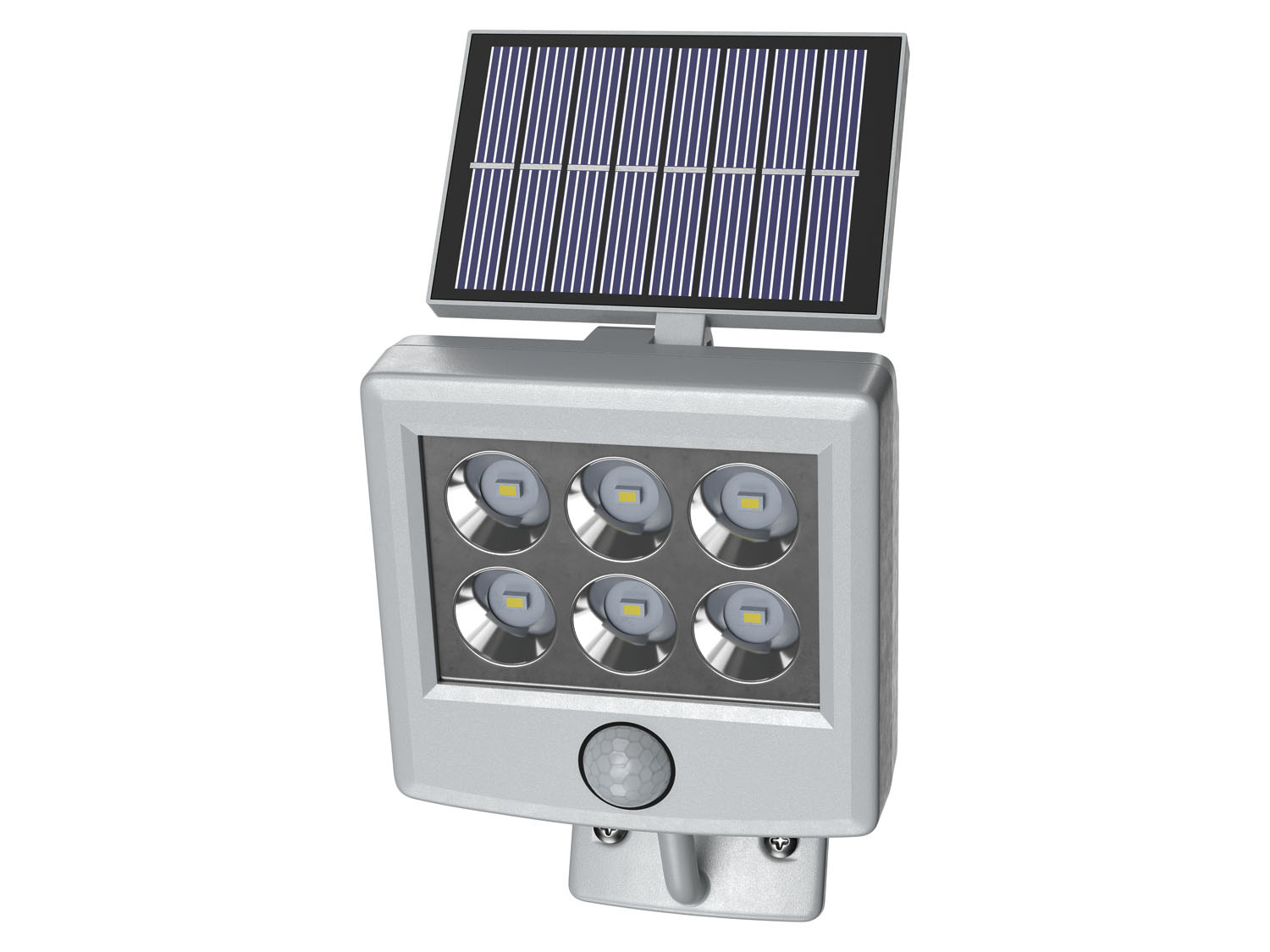 Positiv ganske enkelt fingeraftryk LIVARNO home Strahler LED Solar, mit Bewegungsmelder