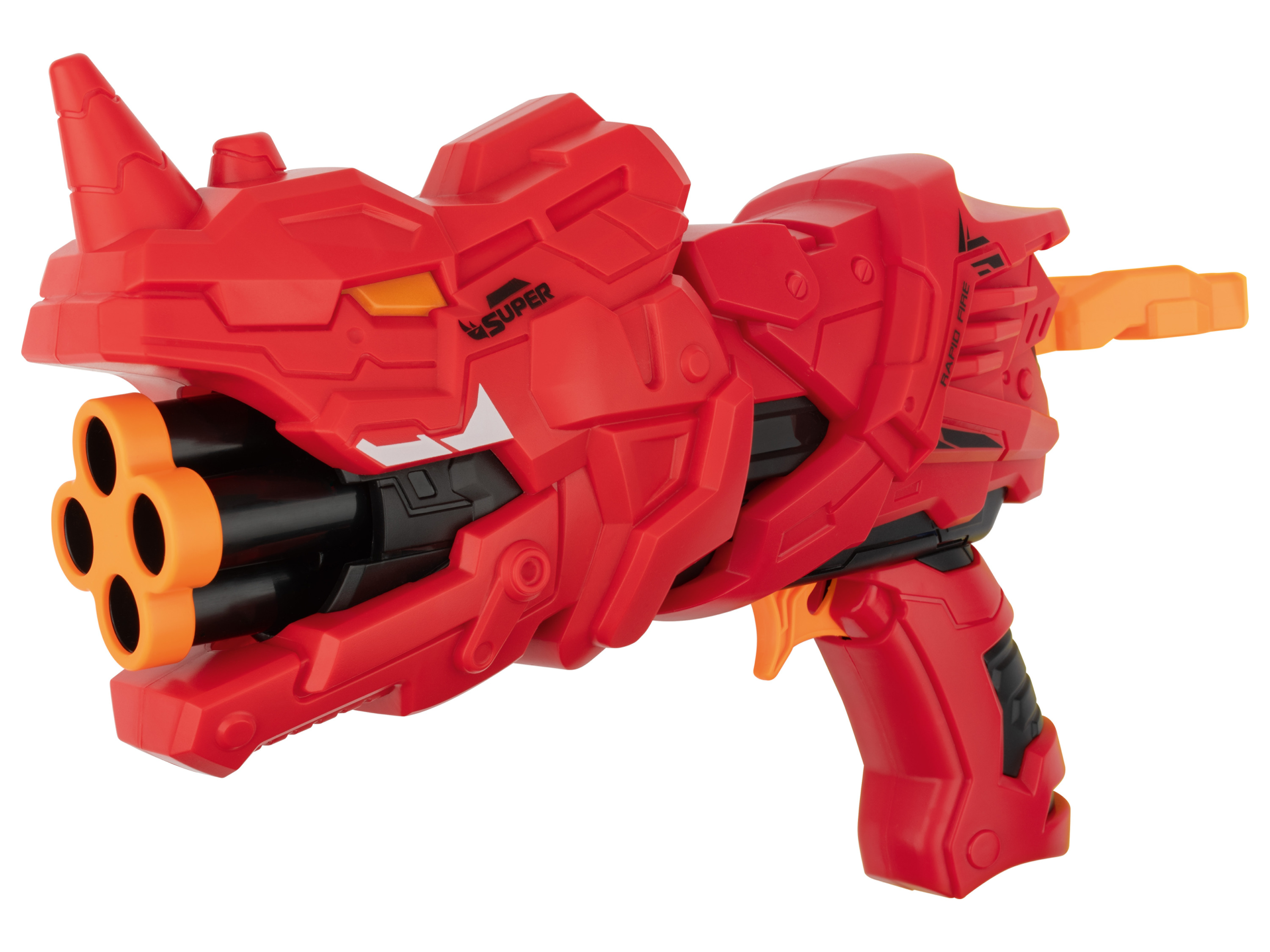 PLAYTIVE Soft Dart Pistole Dinosaurier (Rot)""