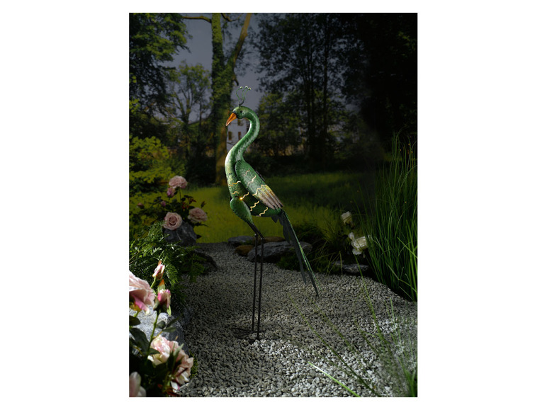 Gehe zu Vollbildansicht: LIVARNO home Gartendeko Vogel Solar LED, mit 2 Erdspießen - Bild 4