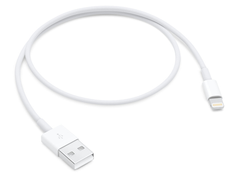 Gehe zu Vollbildansicht: Apple Lightning zu USB Kabel, 0,5 m - Bild 1