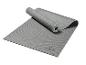 Graue Crivit Yogamatte, teilweise aufgerollt