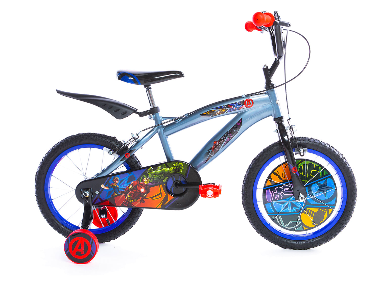 Thumbnail - Huffy Kinderfahrrad 16 Zoll (Avengers, Grau)