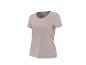 Damen Sport-T-Shirt mit kurzen Ärmeln in Taupe