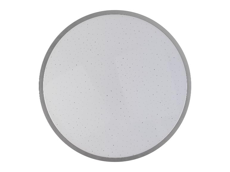 Runde LED-Deckenleuchte mit Sternenhimmel-Effekt