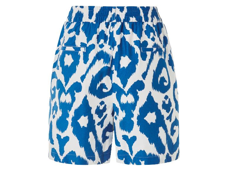 Damen Shorts, mit modischen Bundfalten