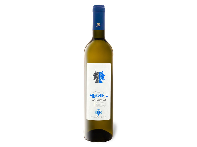 Gehe zu Vollbildansicht: Greek Wine Cellars Moderne Alegorie Assyrtiko PGI trocken, Weißwein 2021 - Bild 1