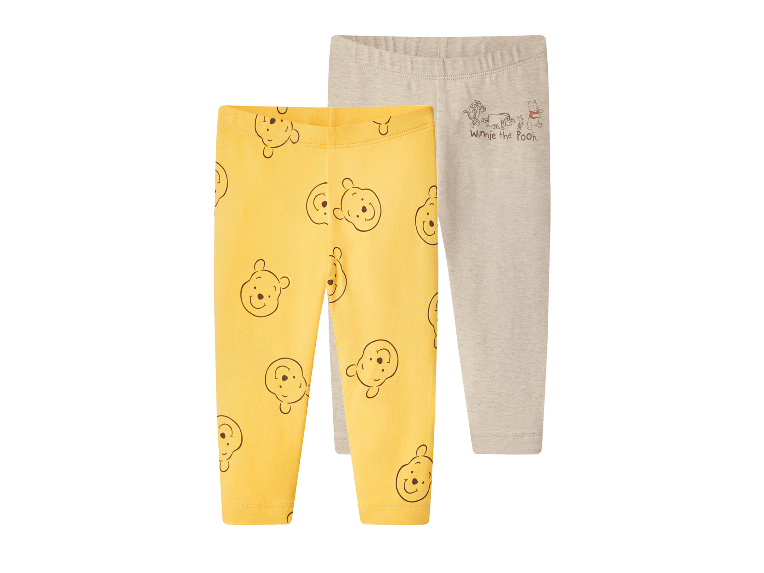 LUPILU® Baby Leggings, 2 Stück (beige/gelb, 86/92)""